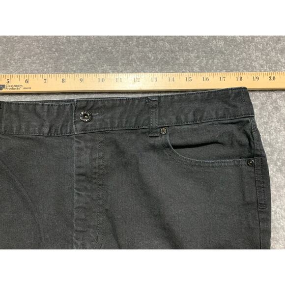 Chico's Platinum Bootcut Jeans Women Size XL Black Stretch Pockets Cotton Blend‎ - Picture 11 of 13